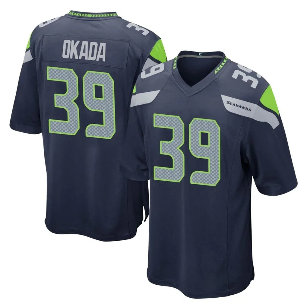 Jdoa S.Seahawks #39 Ty Okada Player Navy Home Game Stitched Jerseys