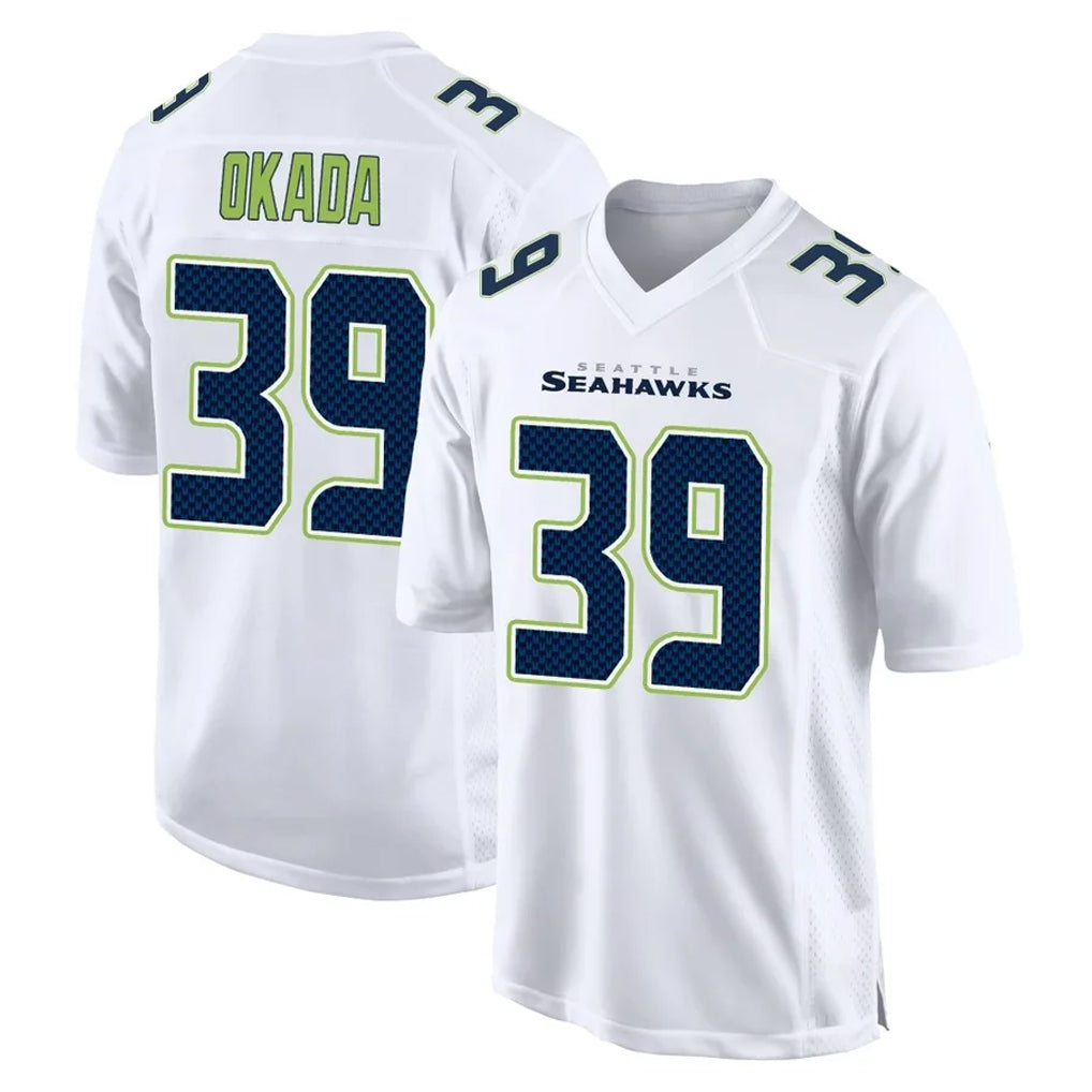 Jdoa S.Seahawks #39 Ty Okada Player White Tundra Fashion Home Game Stitched Jerseys