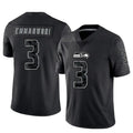 Jdoa S.Seahawks #3 Nick Emmanwori Player Black RFLCTV Limited Football Jerseys
