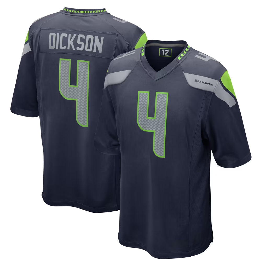 Jdoa S.Seahawks #4 Michael Dickson Player Navy Home Game Stitched Jerseys