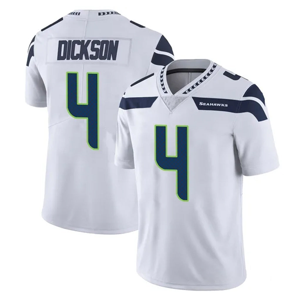 Jdoa S.Seahawks #4 Michael Dickson Player White Limited Vapor Untouchable Home Game Stitched Jerseys