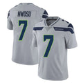 Jdoa S.Seahawks #7 Uchenna Nwosu Player Gray Limited Vapor Untouchable Home Game Stitched Jerseys