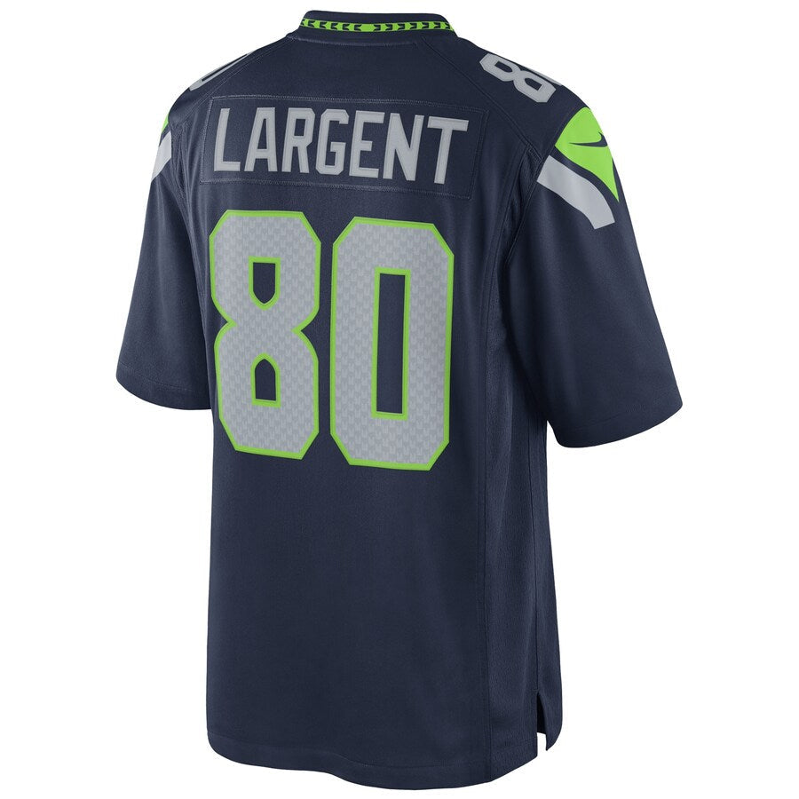Jdoa S.Seahawks #80 Steve Largent Player Navy Home Game Stitched Jerseys