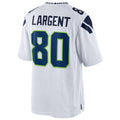 Jdoa S.Seahawks #80 Steve Largent Player White Home Game Stitched Jerseys