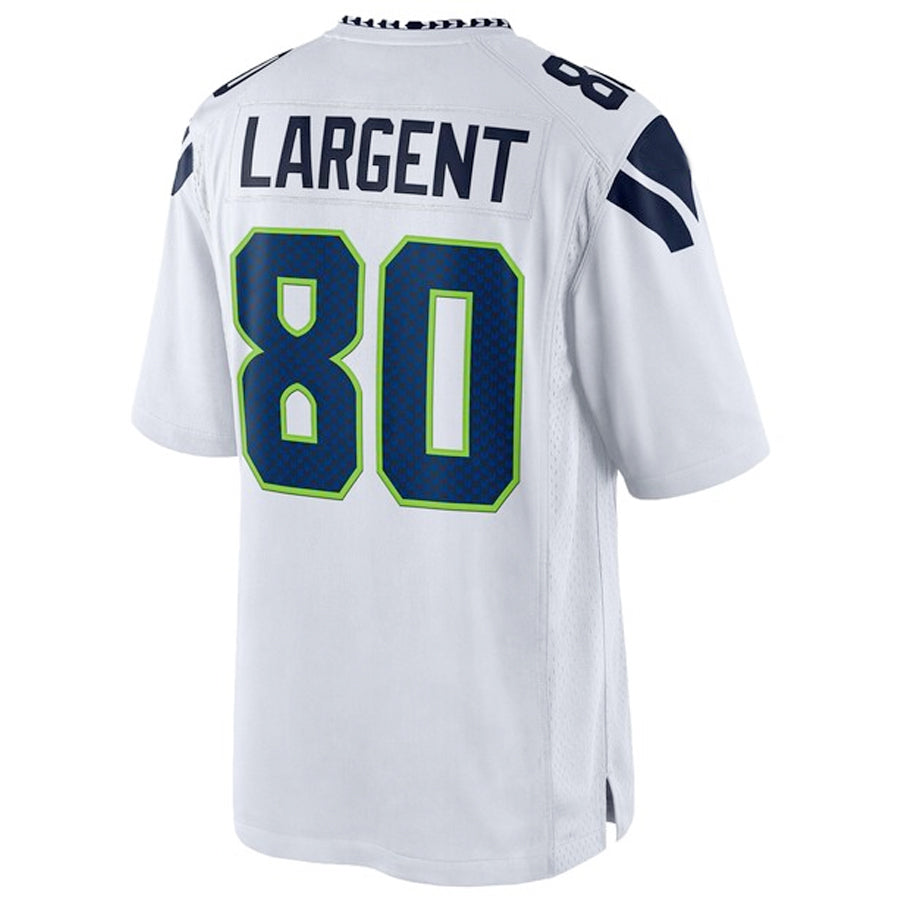 Jdoa S.Seahawks #80 Steve Largent Player White Home Game Stitched Jerseys
