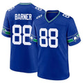 Jdoa S.Seahawks #88 AJ Barner Player Royal Throwback Home Game Stitched Jerseys