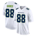 Jdoa S.Seahawks #88 AJ Barner Player White Tundra Fashion Home Game Stitched Jerseys