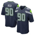 Jdoa S.Seahawks #90 Jarran Reed Player Navy Home Game Stitched Jerseys