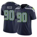 Jdoa S.Seahawks #90 Jarran Reed Player Navy Limited Vapor F.U.S.E. Home Game Stitched Jerseys
