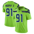 Jdoa S.Seahawks #91 Byron Murphy II Player Green Limited Color Rush Home Game Stitched Jerseys