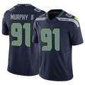 Jdoa S.Seahawks #91 Byron Murphy II Player Navy Limited Vapor F.U.S.E. Home Game Stitched Jerseys