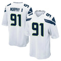 Jdoa S.Seahawks #91 Byron Murphy II Player White Home Game Stitched Jerseys