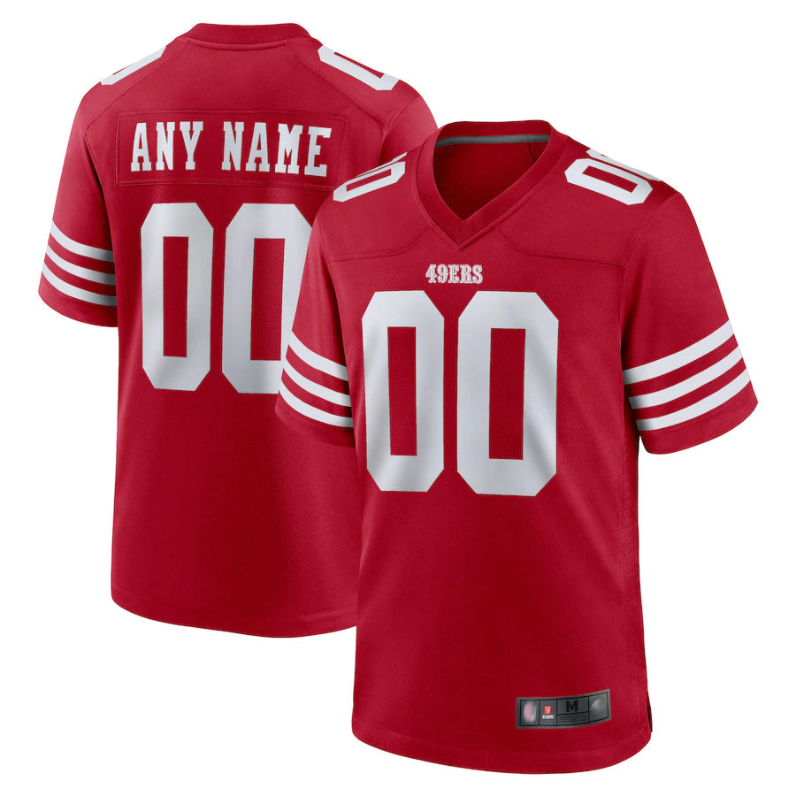Jdoa Custom SF.49ers Game Home Stitched Jerseys