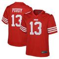 Jdoa SF.49ers #13 Brock Purdy Player Scarlet Home Game Stitched Jerseys