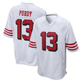 Jdoa SF.49ers #13 Brock Purdy Player White Limited Alternate Home Game Stitched Jerseys