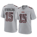 Jdoa SF.49ers #15 De'Zhaun Stribling Player Gray Atmosphere Fashion Home Game Stitched Jerseys