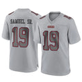 Jdoa SF.49ers #19 Deebo Samuel Sr. Player Gray Atmosphere Fashion Home Game Stitched Jerseys