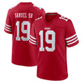 Jdoa SF.49ers #19 Deebo Samuel Sr. Player Red Game Home Stitched Jerseys