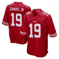 Jdoa SF.49ers #19 Deebo Samuel Sr. Player Red Home Game Stitched Jerseys