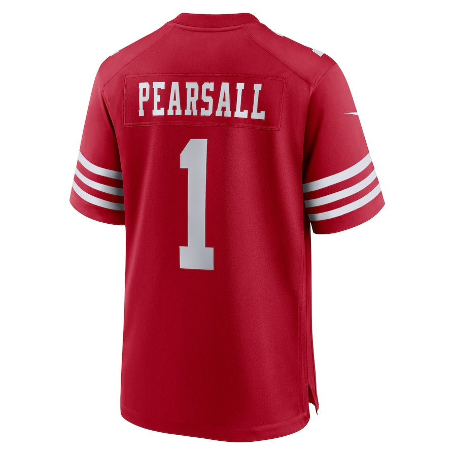 Jdoa SF.49ers #1 Ricky Pearsall 2024 Draft First Round Pick Player Game Stitched Jerseys