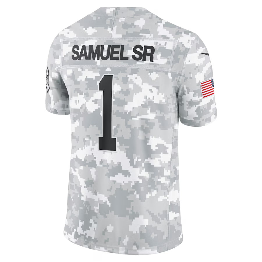 Jdoa SF.49ers #1 Ricky Pearsall Player Arctic Camo Salute to Service Limited Stitched Jerseys