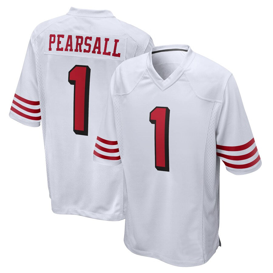 Jdoa SF.49ers #1 Ricky Pearsall Player White Game Stitched Jerseys
