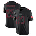 Jdoa SF.49ers #23 Christian McCaffrey Player Black Impact Limited Home Game Stitched Jerseys
