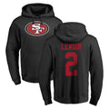 Jdoa SF.49ers #2 Deommodore Lenoir Player Black LOGO Pullover Hoodies Home Game Stitched Jerseys
