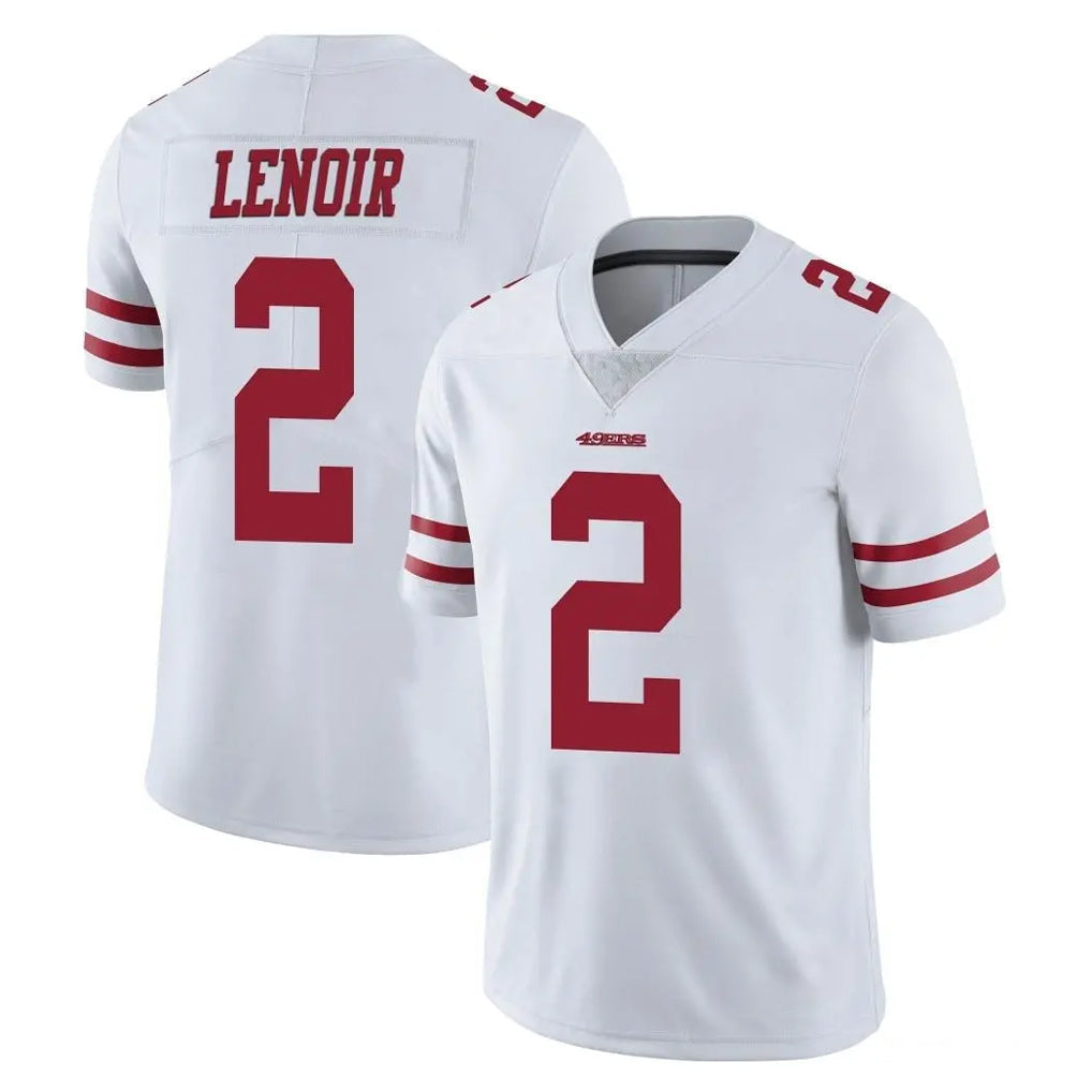 Jdoa SF.49ers #2 Deommodore Lenoir Player White Limited Vapor Untouchable Home Game Stitched Jerseys