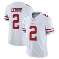Jdoa SF.49ers #2 Deommodore Lenoir Player White Limited Vapor Untouchable Home Game Stitched Jerseys