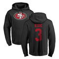 Jdoa SF.49ers #3 Christian Kirk Player Black LOGO Pullover Hoodies Home Game Stitched Jerseys