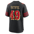 Jdoa SF.49ers #49 The Faithful Player Black Rivalries Collection Game Stitched Jerseys