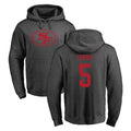 Jdoa SF.49ers #5 Mike Evans Player Anthracite Pullover Hoodies Home Game Stitched Jerseys