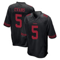 Jdoa SF.49ers #5 Mike Evans Player Black Alternate Home Game Stitched Jerseys