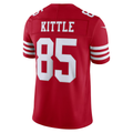 Jdoa SF.49ers #85 George Kittle Scarlet Team Vapor F.U.S.E. Stitched Limited Jerseys