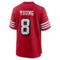 Jdoa SF.49ers #8 Steve Young Scarlet Retired Player Alternate Game Stitched Jerseys