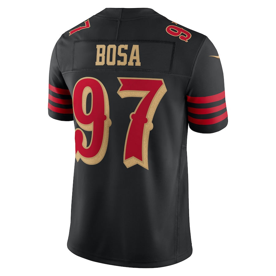 Jdoa SF.49ers #97 Nick Bosa Player Rivalries Collection Vapor Limited Black Stitched Jerseys