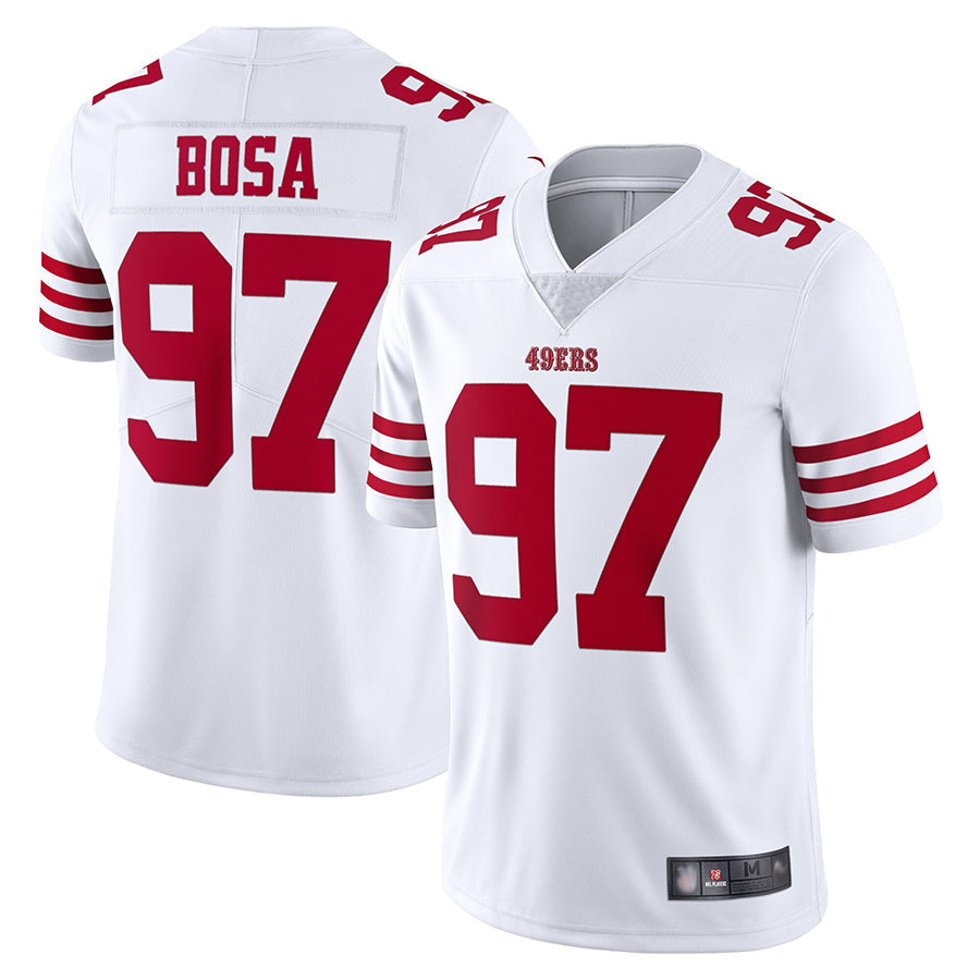 Jdoa SF.49ers #97 Nick Bosa Player White Vapor Limited Stitched Jerseys