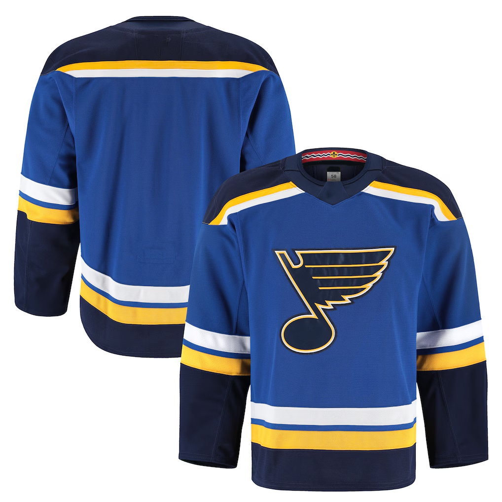 Jdoa St.L.Blues Blue Home Authentic Pro Jerseys