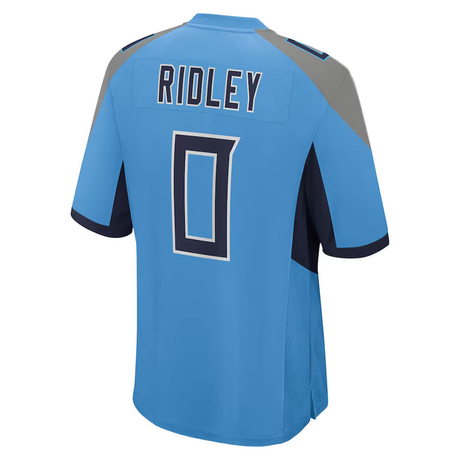 Jdoa T.Titans #0 Calvin Ridley Player Light Blue Home Game Stitched Jerseys