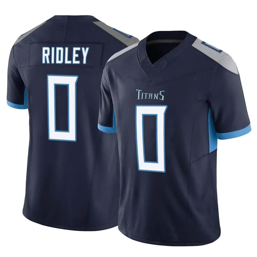 Jdoa T.Titans #0 Calvin Ridley Player Navy Vapor F.U.S.E. Limited Stitched Jerseys