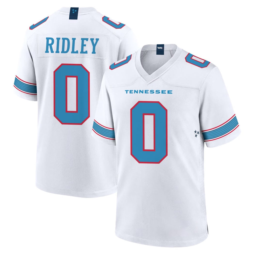 Jdoa T.Titans #0 Calvin Ridley Player White 2026 Game Home Stitched Jerseys