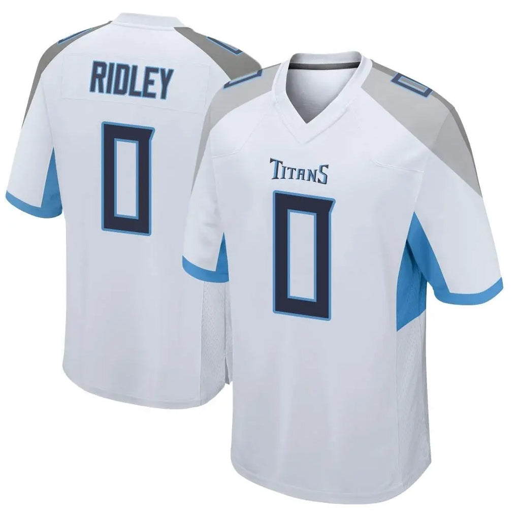 Jdoa T.Titans #0 Calvin Ridley Player White Home Game Stitched Jerseys
