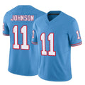 Jdoa T.Titans #11 Jermaine Johnson II Player Light Blue Limited Vapor F.U.S.E. Home Game Stitched Jerseys