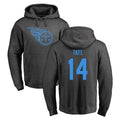 Jdoa T.Titans #14 Carnell Tate Player Ash One Color Pullover Hoodies Home Game Stitched Jerseys