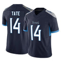 Jdoa T.Titans #14 Carnell Tate Player Navy Limited Vapor F.U.S.E. Home Game Stitched Jerseys