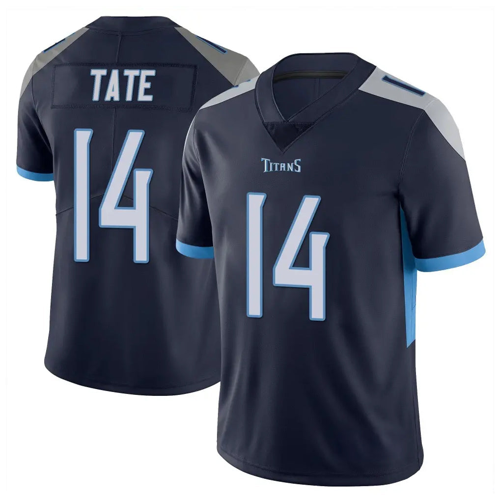 Jdoa T.Titans #14 Carnell Tate Player Navy Limited Vapor Untouchable Home Game Stitched Jerseys