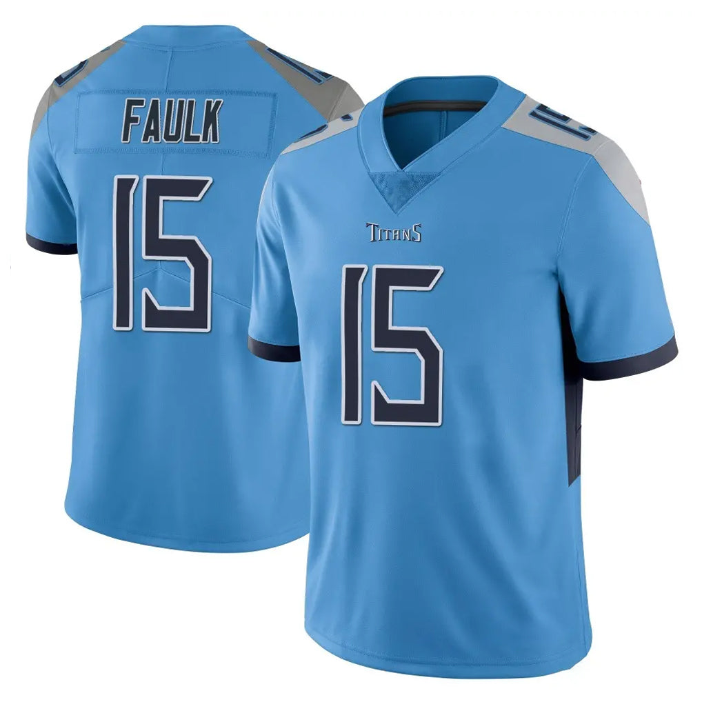 Jdoa T.Titans #15 Keldric Faulk Player Light Blue Limited Vapor Untouchable Home Game Stitched Jerseys