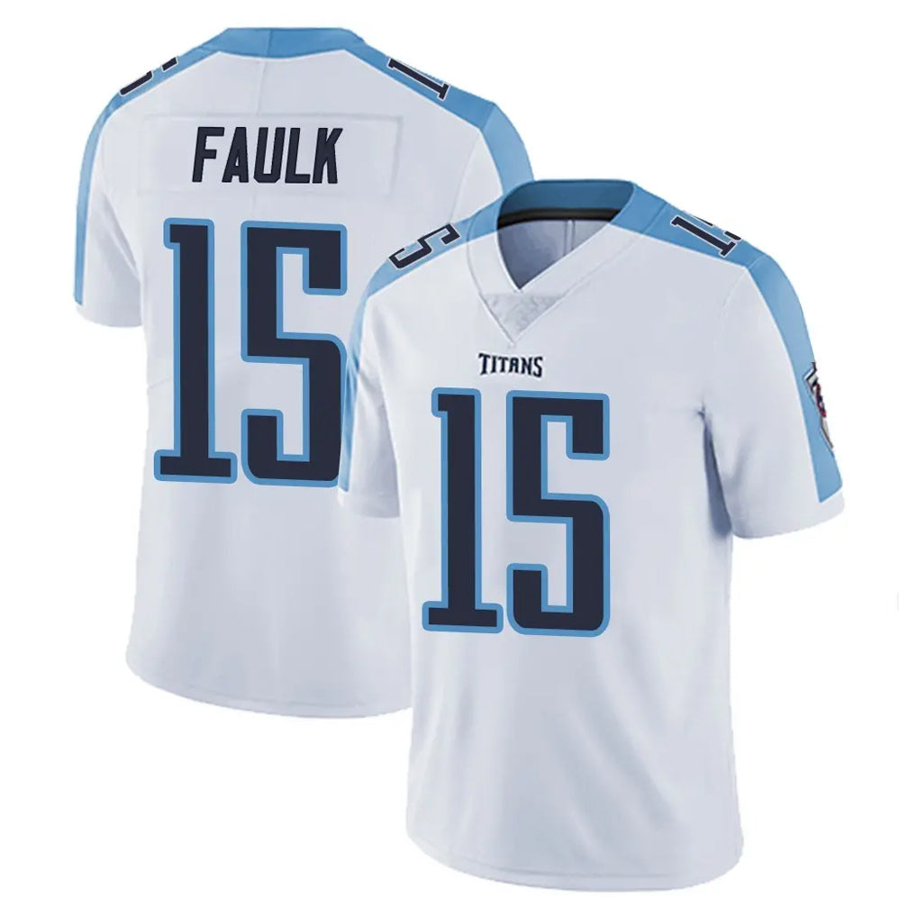 Jdoa T.Titans #15 Keldric Faulk Player White Limited Vapor Untouchable Home Game Stitched Jerseys