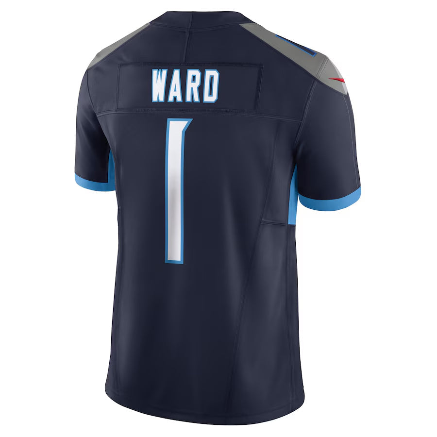 Jdoa T.Titans #1 Cameron Ward Player Navy Vapor F.U.S.E. Limited Stitched Jerseys